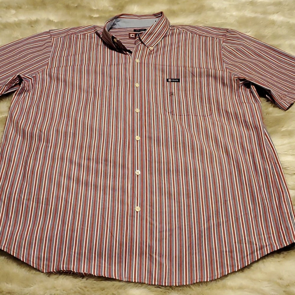 New NWOT Chaps Easy Care short sleeve shirt